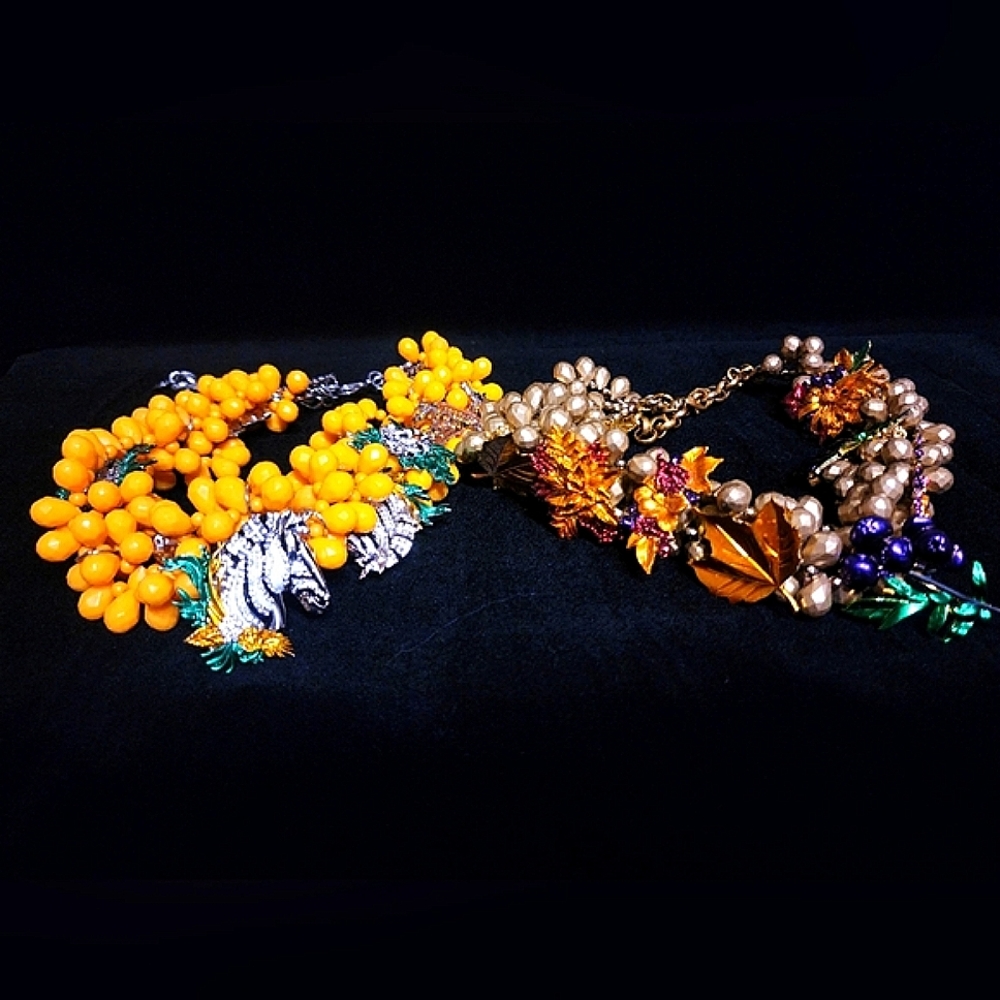 2 Vintage bibs by Sassy Jones